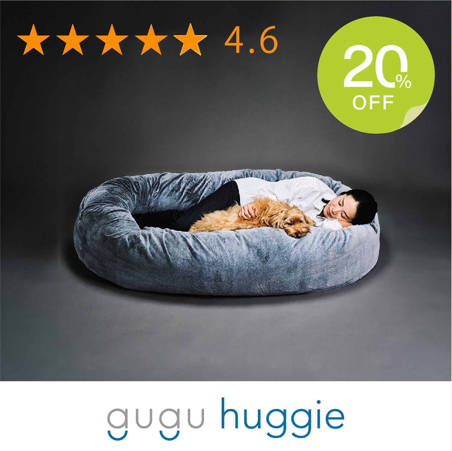 【gugu】ドギー 犬用ベッド クッションS　小型犬用　グーグースリープ グーグースリープ【公式】｜犬用ベッド｜超小型犬・小型犬・中型犬