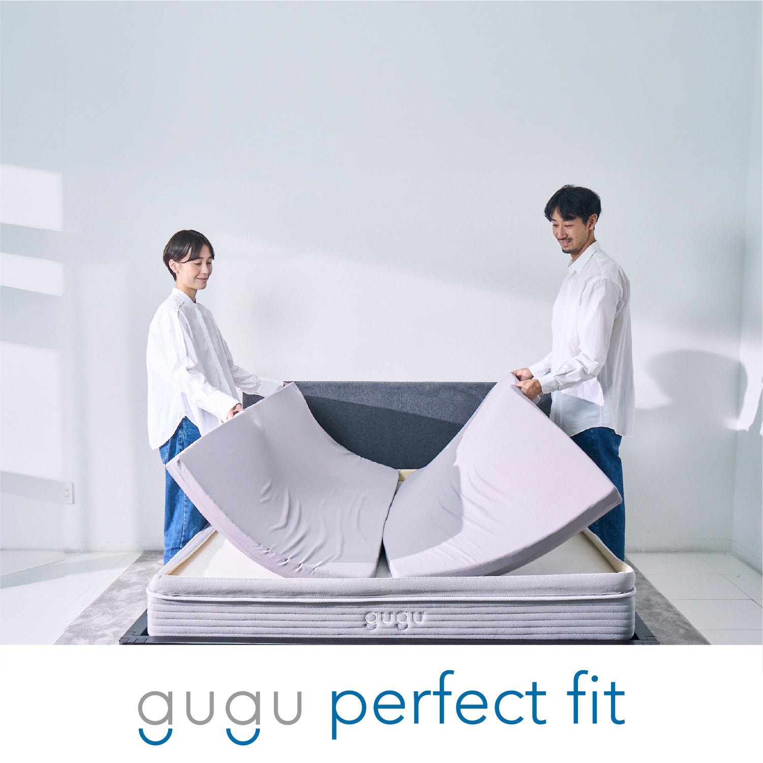 F445\"　guguグーグースリープ　セミダブルマットレス　ME04G グーグースリープ【公式】｜guguフィット